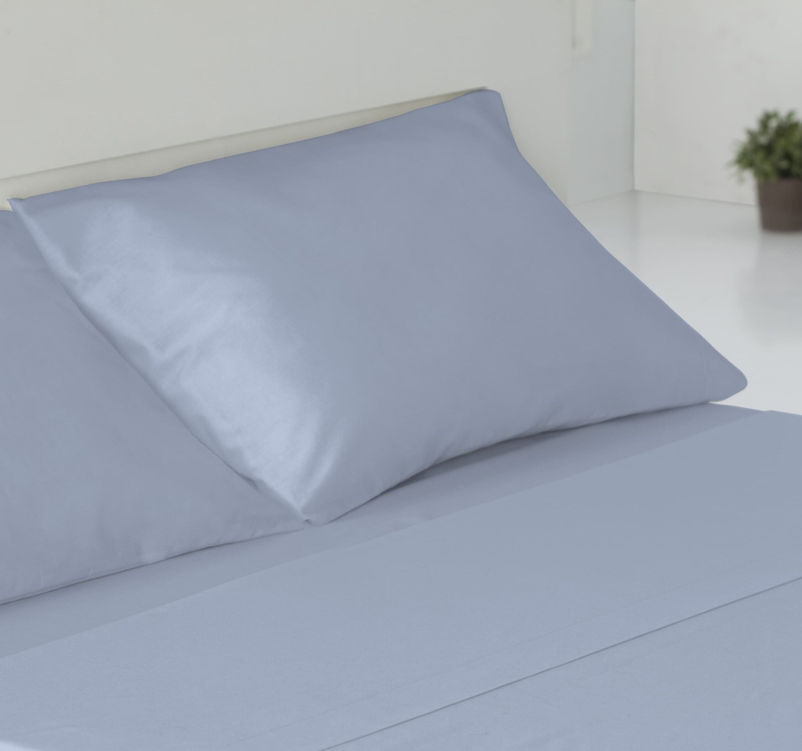 Juego Sábanas Tres Piezas 100% Algodón Azul Cama 105cm Donegal Collections - 3