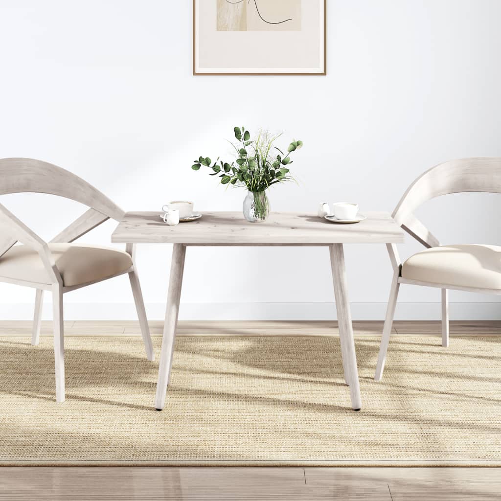 Tablero de mesa | tablero de escritorio | superficie de mesa rectangular madera de pino blanco 110x60x2,5 cm cfw76082