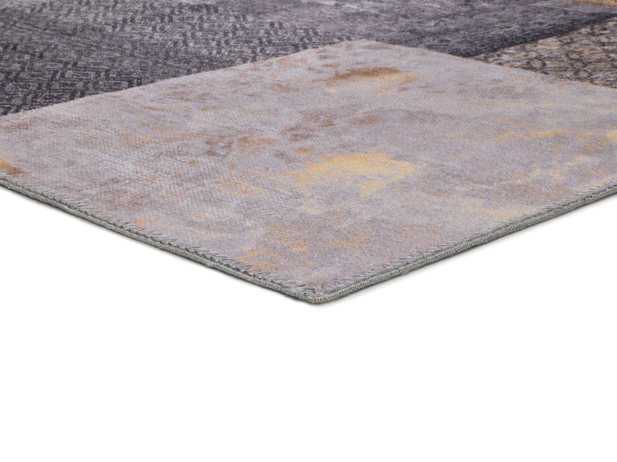 Tapis intérieur gris rectangulaire l.140 x L.200 cm NEILA abstrait - ATTICGO - 3