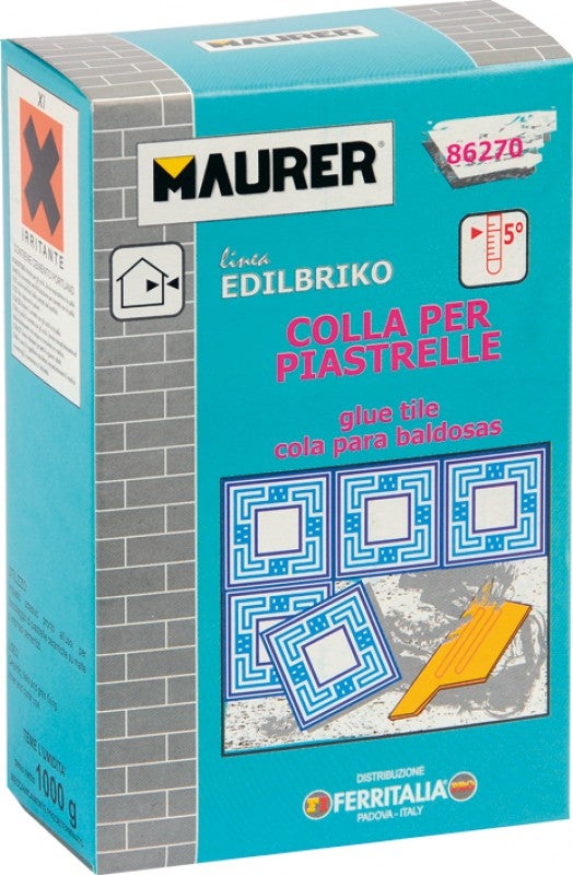 Cemento Grigio Edil Maurer | Scatola 1 Kg | Per Intonaco E Riparazioni | Interno/Esterno - Foto 4