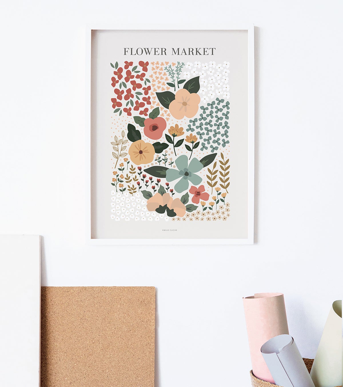 Affiche flower market 30x40 cm, Lilipinso - 3
