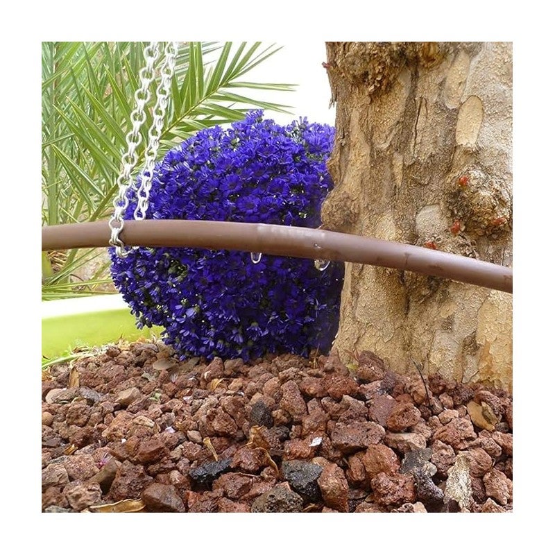 Tuyau d'arrosage goutte à goutte 16mm à 33 cm marron, 25 mètres, Suinga - 6