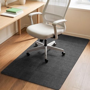 Alfombra Protectora Para Silla De Oficina Segawe (60"x???) Antideslizante Y Textura Lisa