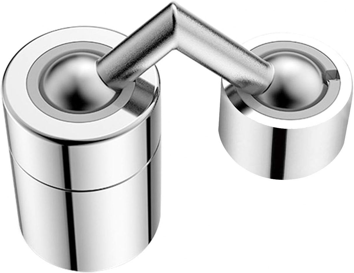 Perlator do kranu - głowica natryskowa obracająca się o 720° do kranów kuchennych, z filtrem i perlatorem, odpowiednia do kuchni i łazienki