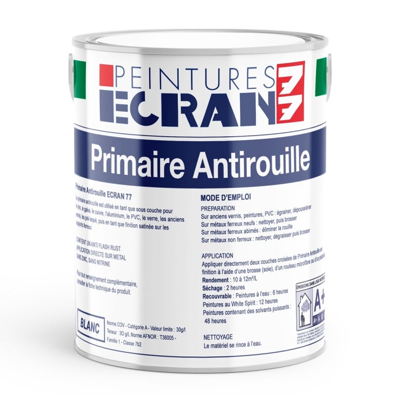 Peinture Antirouille Minium Orange JULIEN 0,25L – Primaire Sous-couche