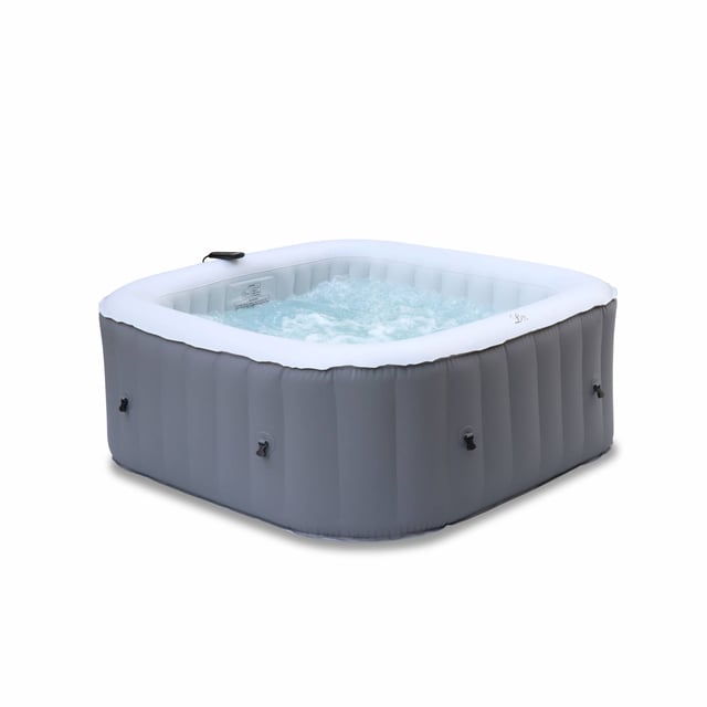FJORD 4 SÉRIE LITE Spa MSPA gonflable carré – Fjord 4 - 4 places. système anti-gel + bâche. 160cm. PVC. pompe.
