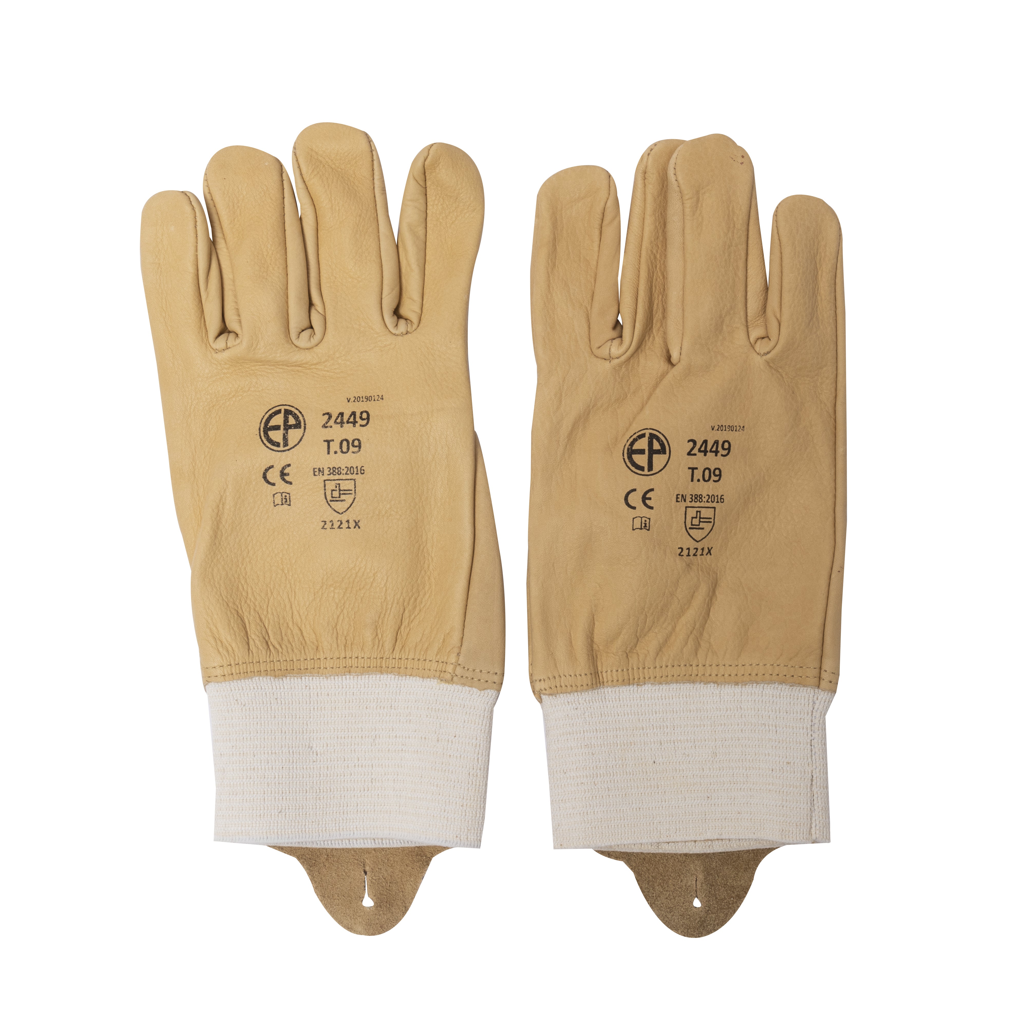 Gants fleur vachette hydrofug, protège artère cavalier - COVERGUARD - Taille L-9 - 5