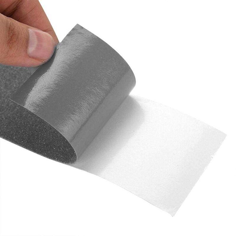 Ruban antidérapant en PVC gris 5m x 5cm pour escaliers, marches, sols, décoration de sécurité - 4