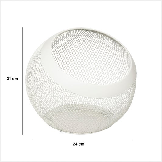 STOJAK NA KAPSUŁKI Mayaj beżowy OKRĄGŁY 24x21 cm STALOWY - 4