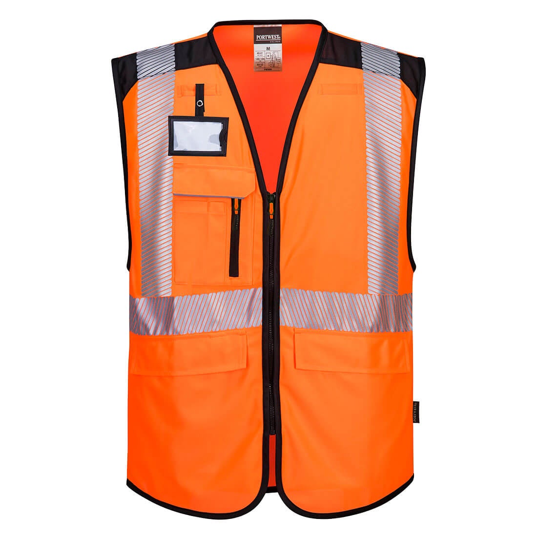 Portwest - Gilet de sécurité multipoches PW3 HV - Jaune / Noir - 2XL - 3