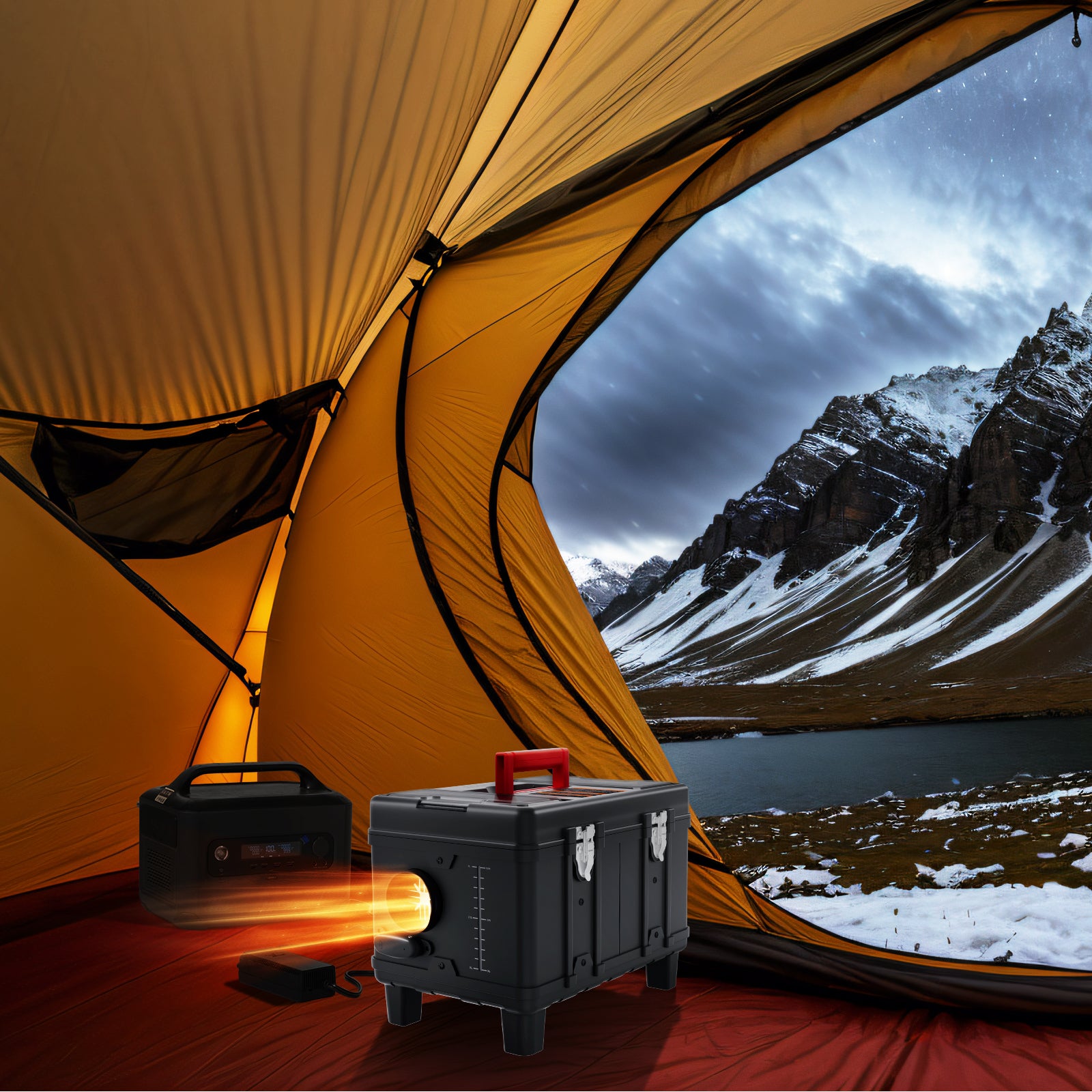 Nagrzewnica powietrza na olej napędowy 12 V/24 V 8 kW Zdalne sterowanie aplikacją Bluetooth Nagrzewnica na olej napędowy VEVOR - 8