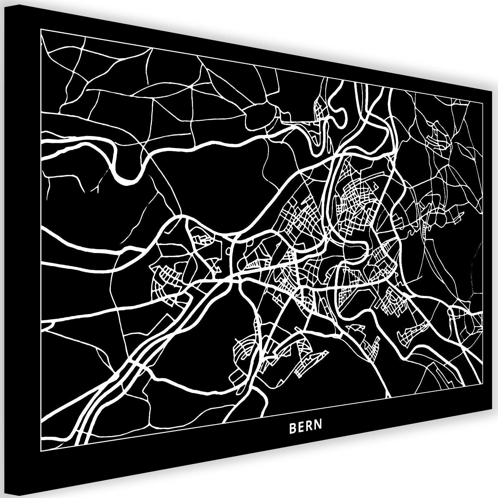 Obraz na płótnie, Brno - plan miasta 90x60