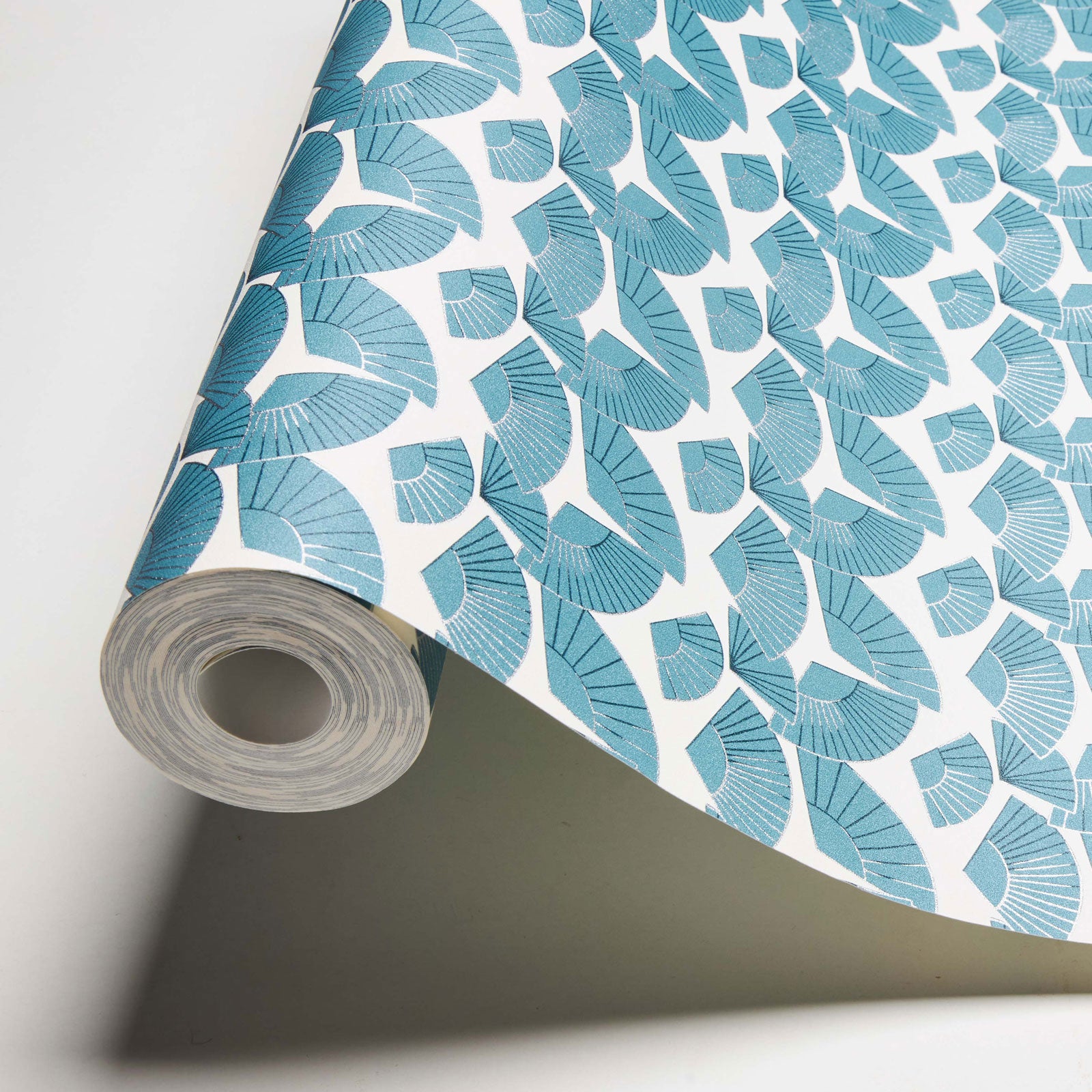 Papel pintado beige con estampado azul repetitivo papel pintado con relieve realista papel pintado vinílico de diseño para interior elegante
