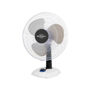 Ventilateur De Table 2 En 1 Orbegozo TF 0219 - Pince Et Base - 2 Vitesses, Hélice 15 Cm, 8 W - Idéal Bureau, Atelier, Cuisine