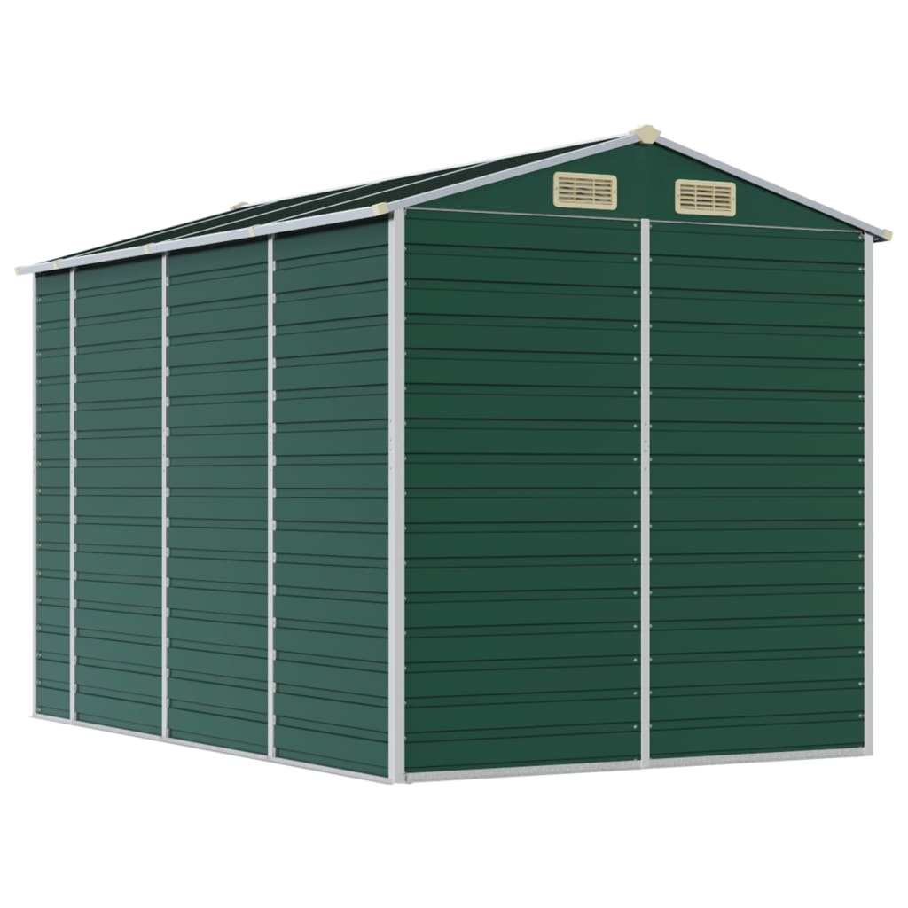 Maison Exclusive - Abri de jardin vert 191x300x198 cm acier galvanisé - 7