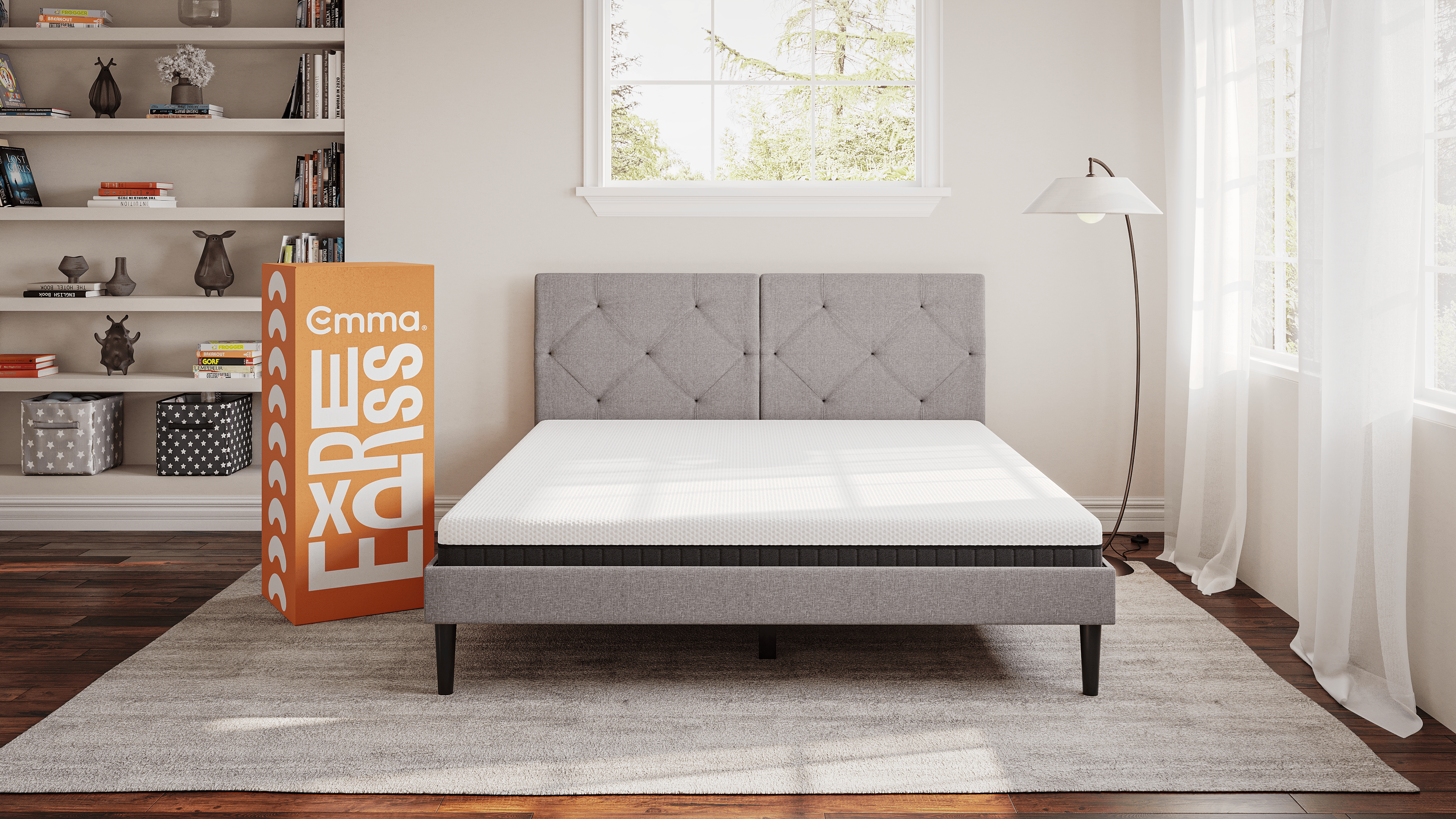 EMMA I Matelas Express à ressorts ensachés 140x190 I Hybride I Coutil tissé respirant I Ressorts ensachés Aeroflex™ I 7 Zones de couchage - 5
