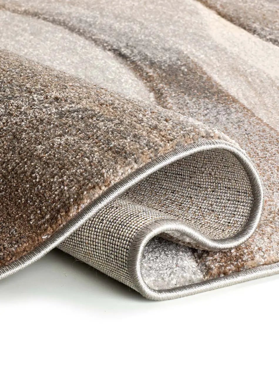 Tapis intérieur beige / marron rectangulaire l.200 x L.290 cm BADET abstrait - ATTICGO - 5
