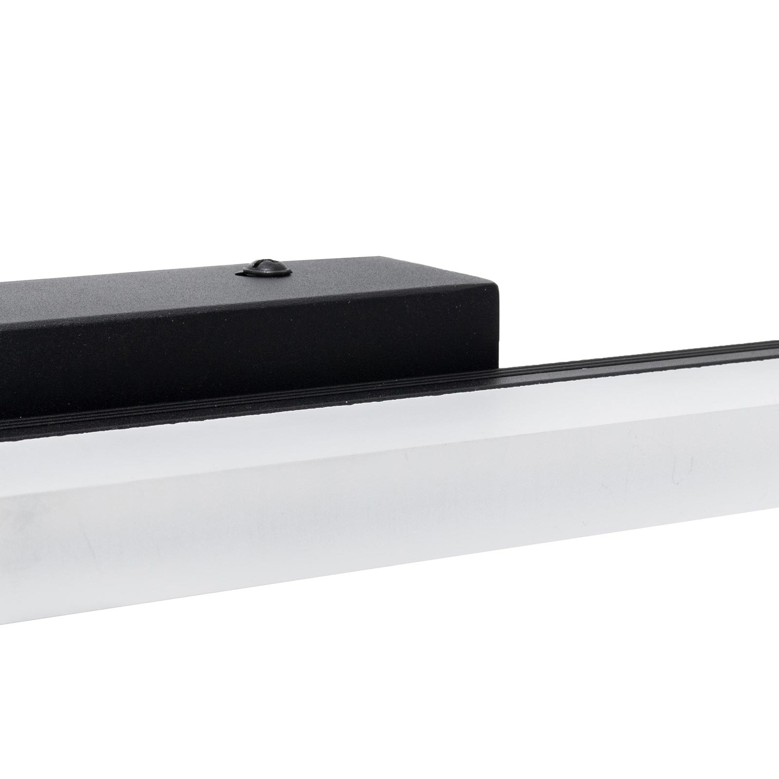 Applique murale LED pour salle de bain IP44 noire 9W, lampe miroir, lumière blanche naturelle 4000K 675 lumens, 40 cm - 6
