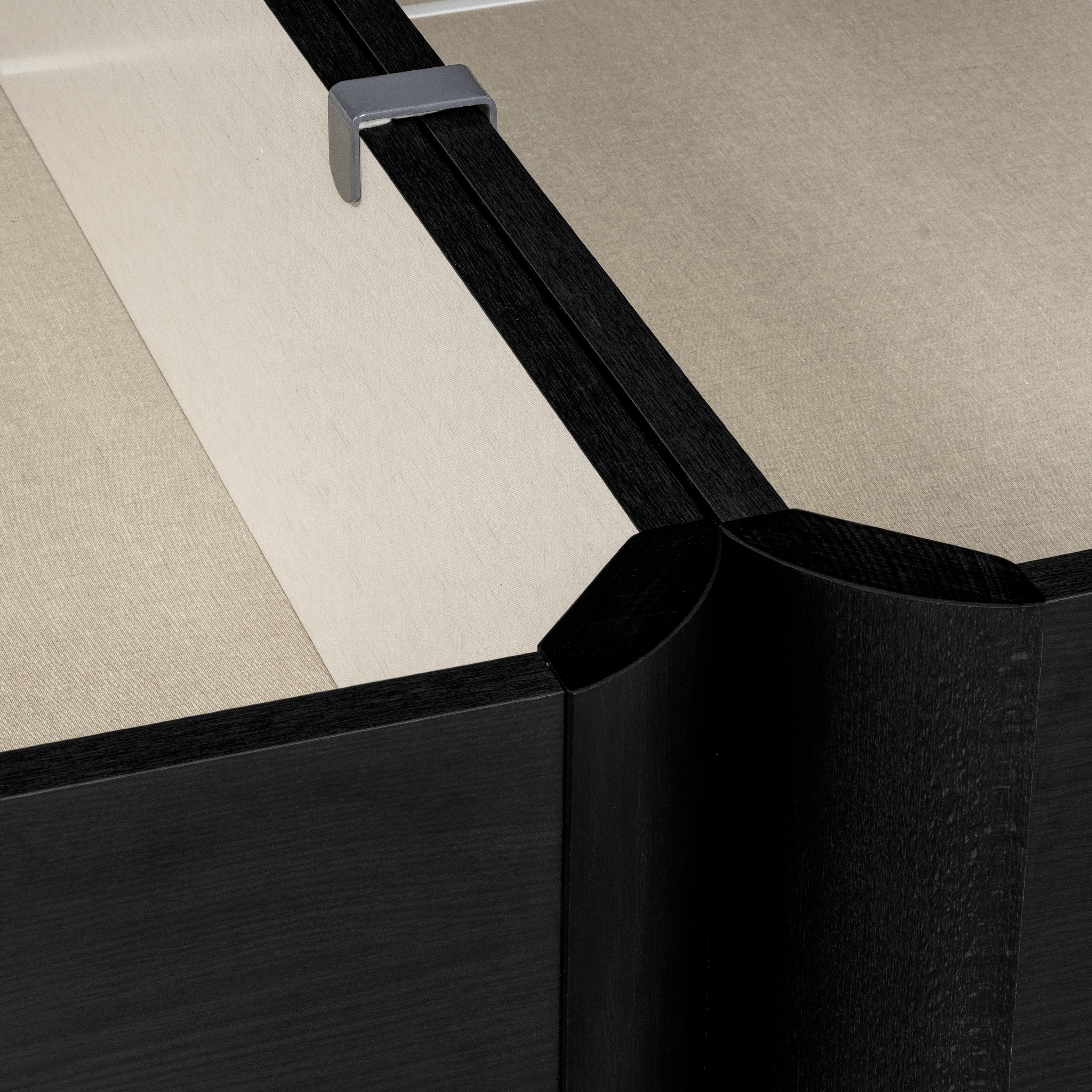 Canapé Abatible 32CM | 90x190 | ENVÍO, MONTAJE Y RECOGIDA ANTIGUO INCLUIDO | Madera | Negro | Gran capacidad | WHAT THE SLEEP - 7