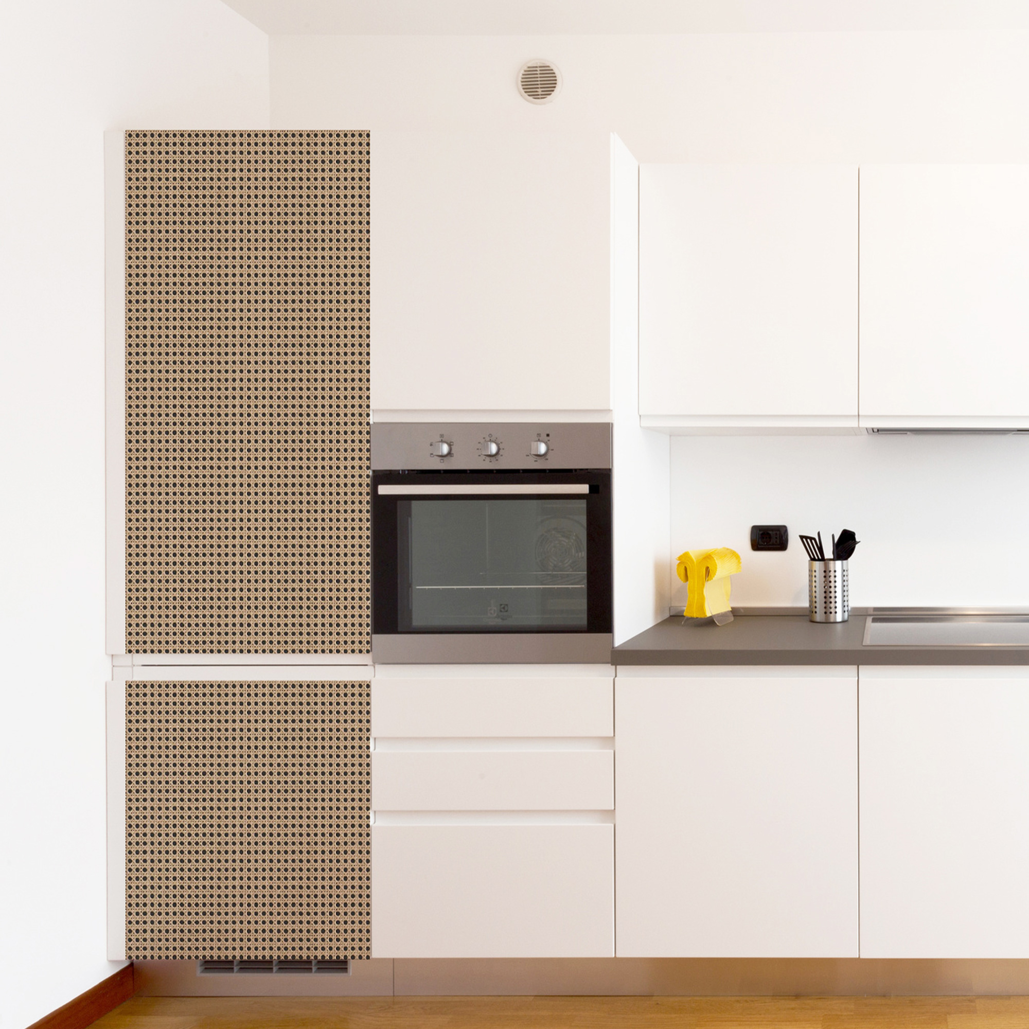 Adhesivo para frigorífico y lavavajillas, cannage, trendy, 180 cm x 59,5 cm