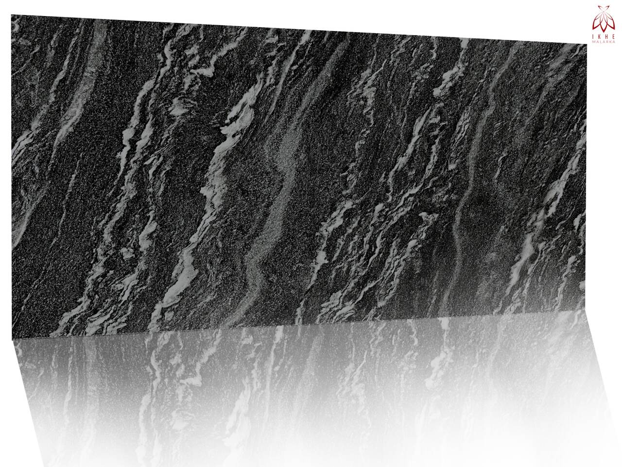 Panneau mural effet marbre – Revêtement PVC 120x60 cm | 2,5 mm | Résistant à l'eau, aux UV et à l'humidité | Alternative aux carreaux Black02 - 8