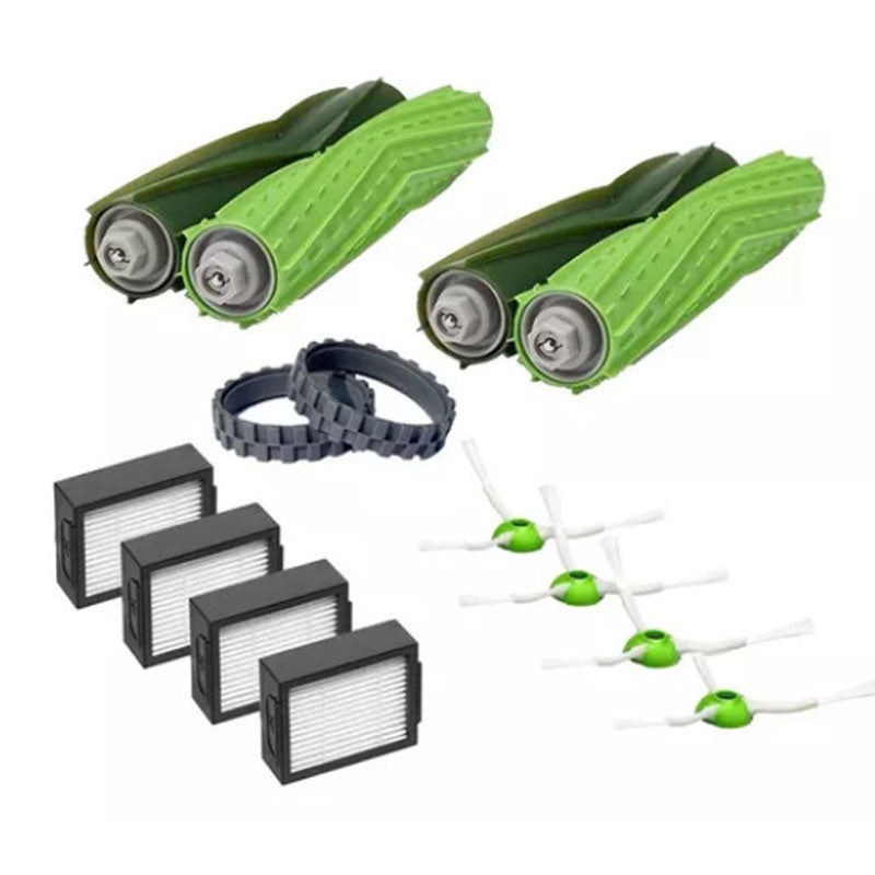 Pasuje do iRobot Roomba i7+ E5 E6 - Zestaw szczotek - Filtr HEPA - Zestaw 11-częściowy - Zestaw konserwacyjny - Zestaw wymienny do odkurzacza