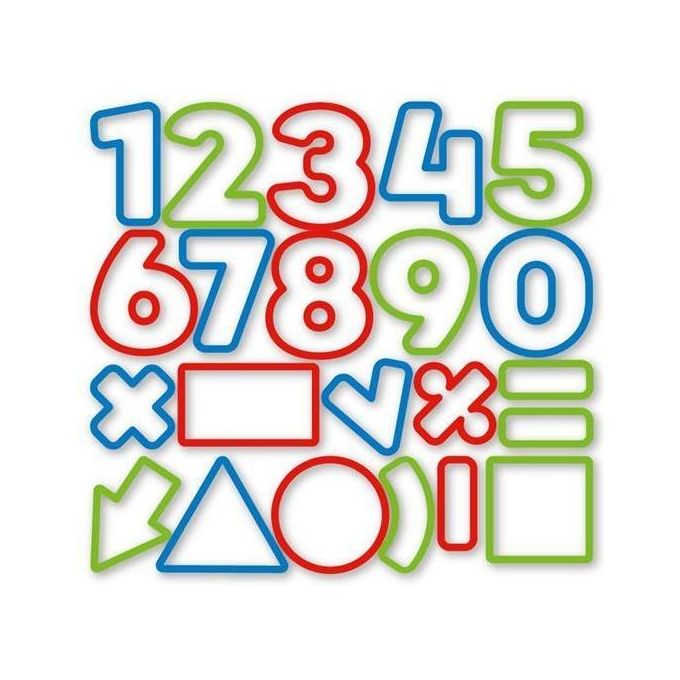 Tescoma Delicia Tagliabiscotti Per Calendario Dell'Avvento - Set Da 6 Pezzi In Plastica Con Nastro Rosso, Ganci In Acciaio E Fibbia, Per Pan Di Zenzero