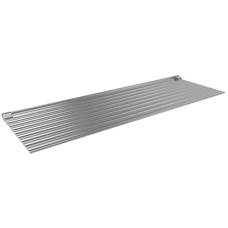 Tablette aluminium - Largeur : 450 mm - Décor : Inox satiné - | Leroy ...