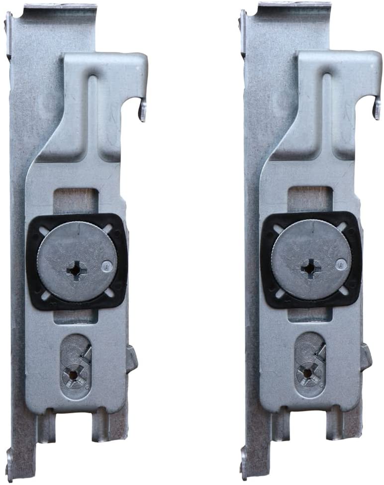 Ganchos Para Colgar Muebles SCARPI 4 - Par, Soporte >270 Kg, Antivuelco, Acabado Gris, Con Tornillos