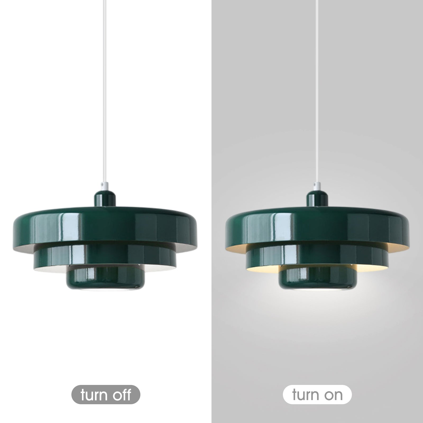 Lustre de café scandinave moderne antique et créatif D35CM - 2