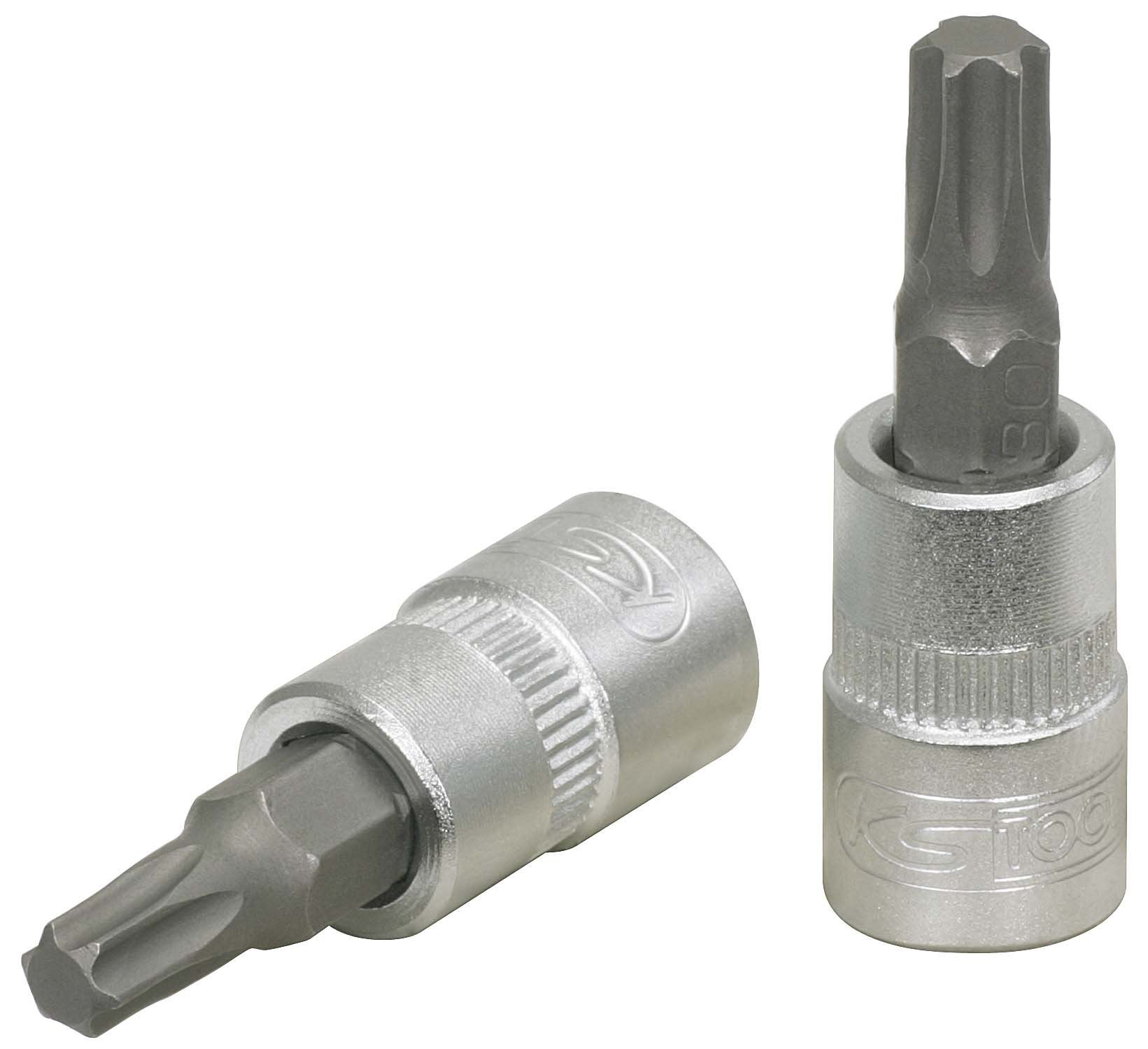 KS Tools Bussola Per Viti Torx T55 - 3/8" Attacco Quadro, CHROMEplus, Acciaio Cromo-Vanadio, Per Uso Manuale