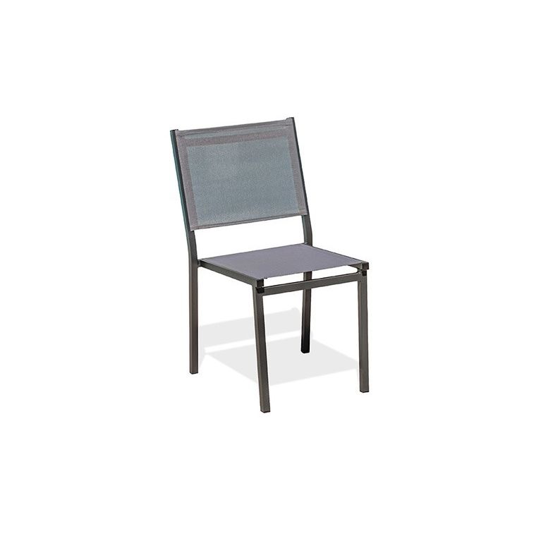 Sedia Da Giardino, 55 X 73 X 94 Cm, Nero/beige