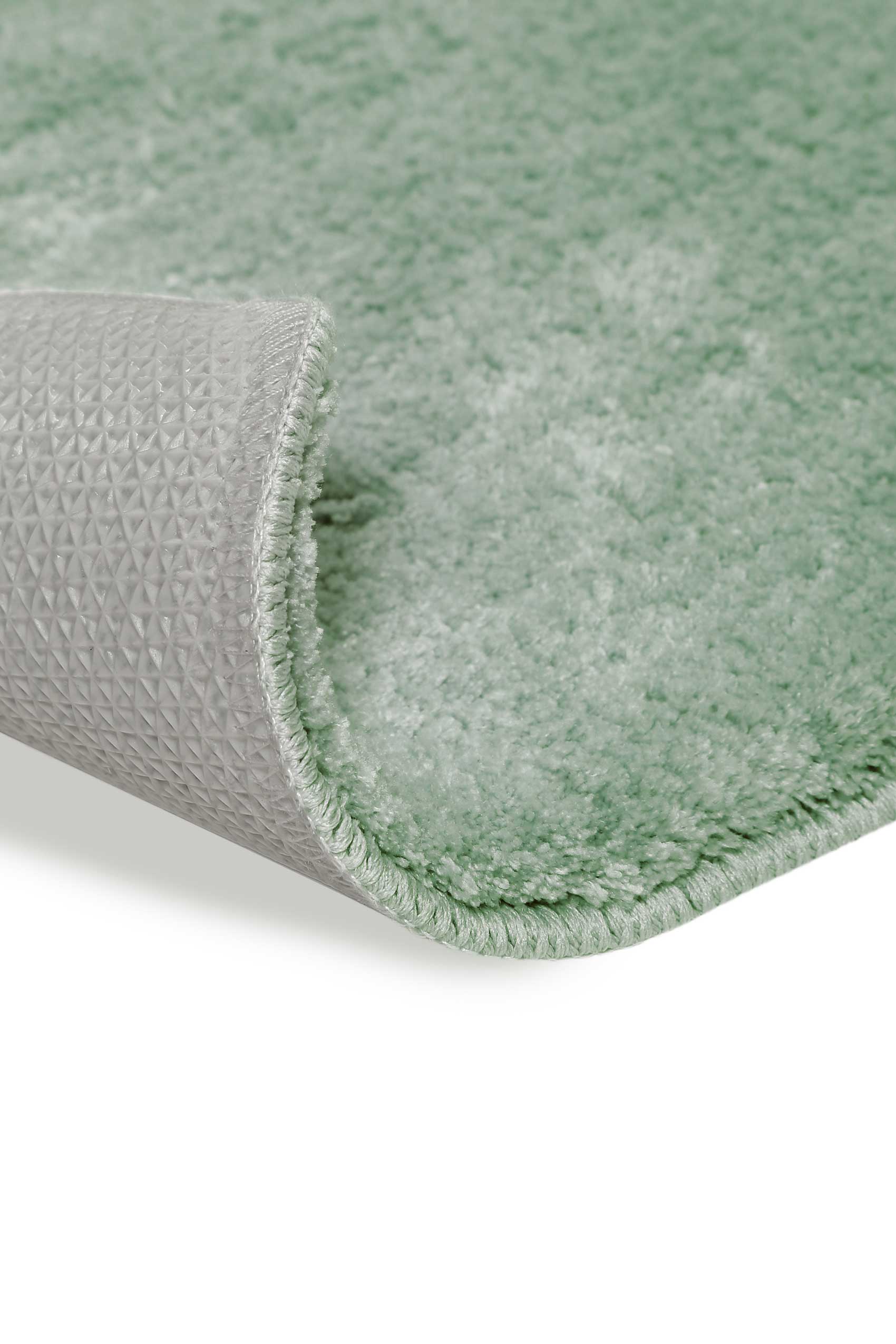 Tapis de bain 60x100 doux vert menthe JORIS - 4