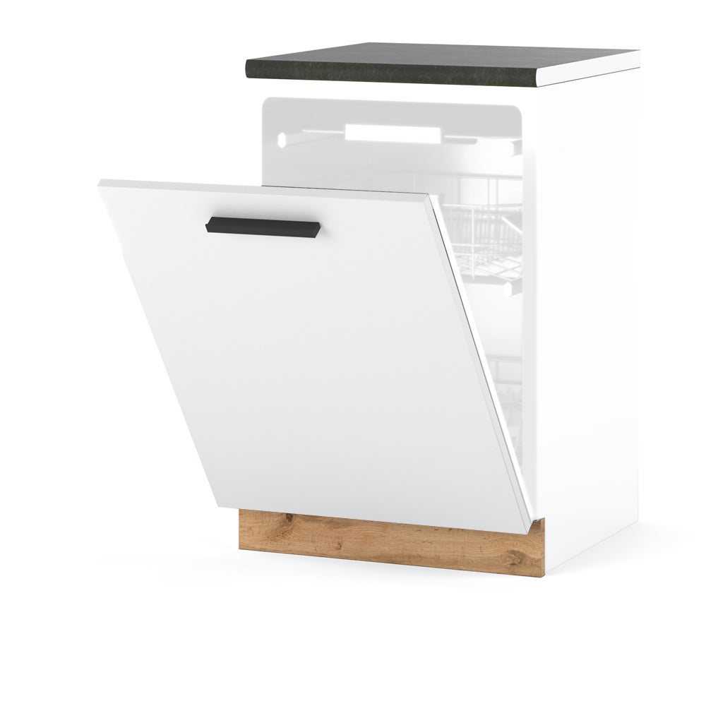 Szafka kuchenna front do zabudowy zmywarki 60cm blande wotan biały mat