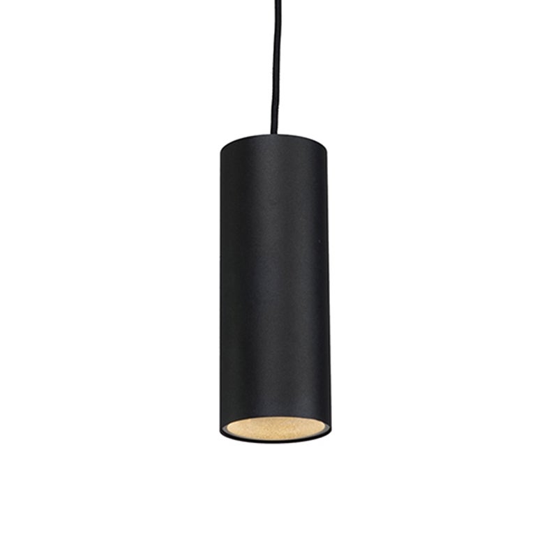 Designerska lampa wisząca czarna - Tubo