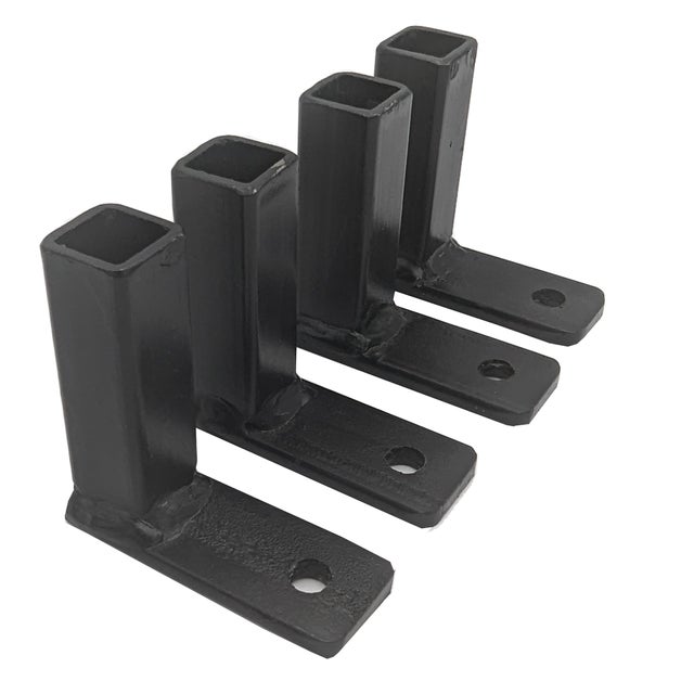 4 fixations grille de défense carré de 15 x 15 mm