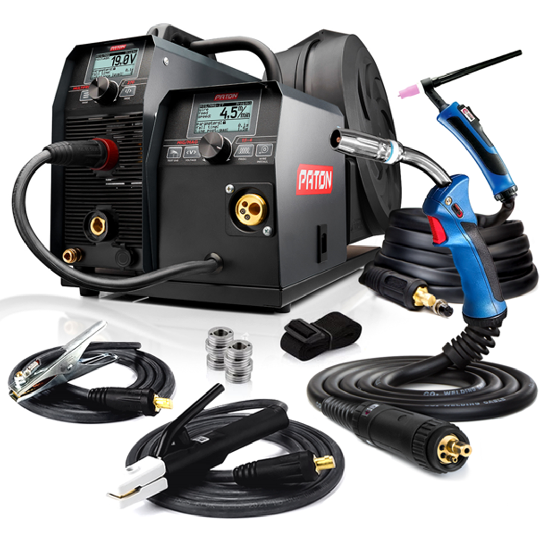 PATON MultiPRO-270-15-4-400V Spawarka MIG – zestaw spawalniczy 3 w 1 do spawania metodą MIG, MMA i TIG HF z zaawansowanym podajnikiem drutu