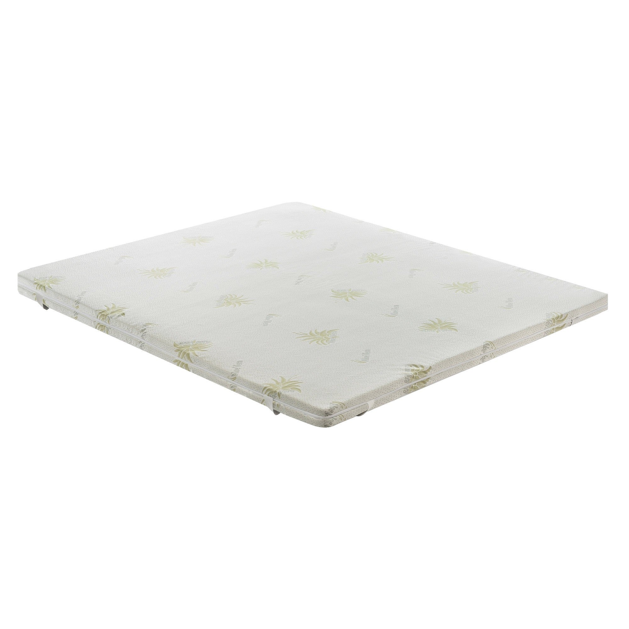 MaterassieDoghe - Surmatelas 150x200 à mémoire de forme - hauteur 10 cm - déhoussable en aloe vera - 2