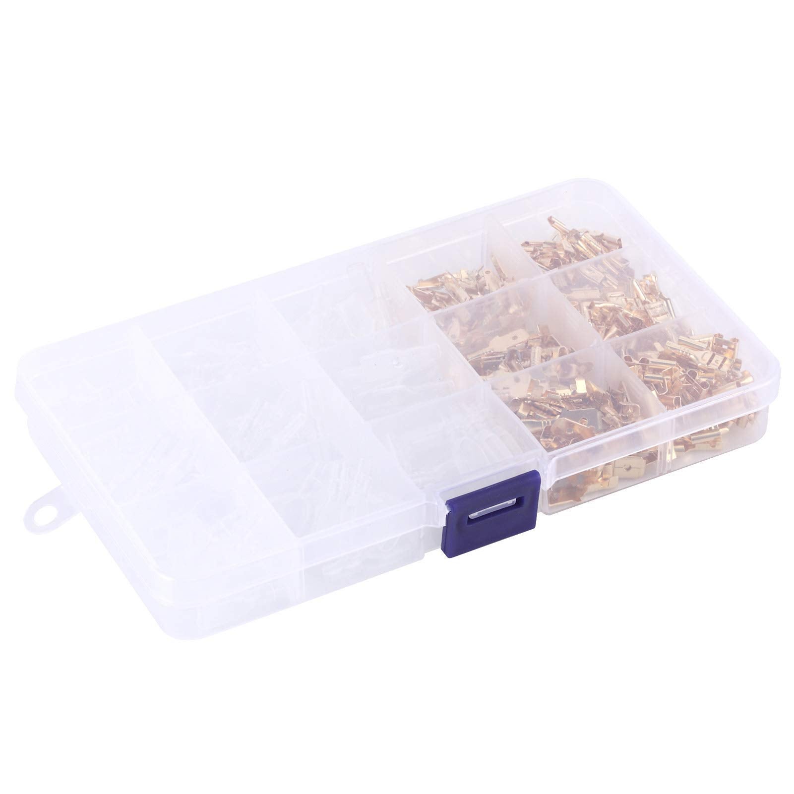 270 pezzi connettori per cavi elettrici terminali maschio femmina forniture industriali 2,8/4,8/6,3 mm - 5