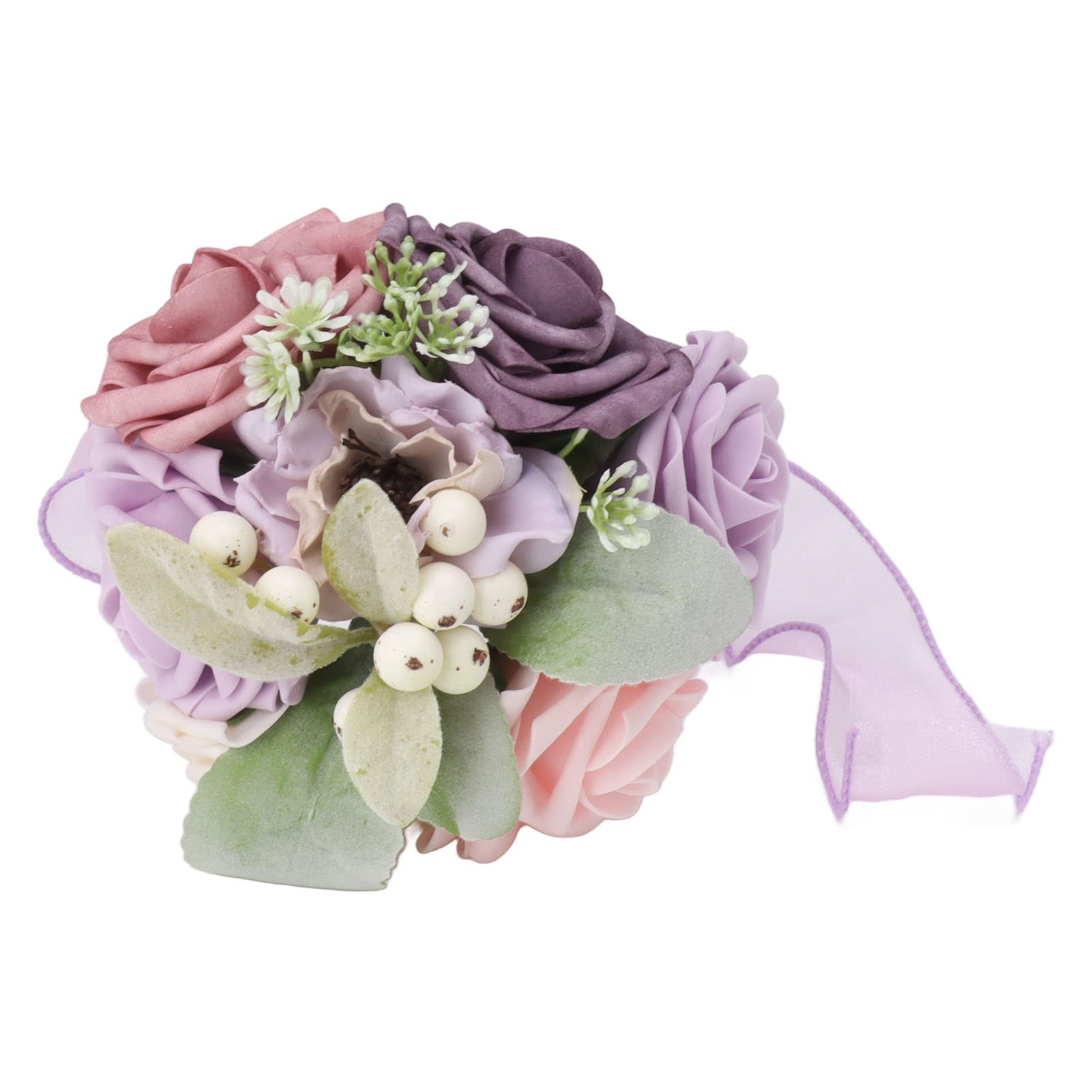 Bouquet de mariage aux couleurs vives tenant des fleurs romantiques ...