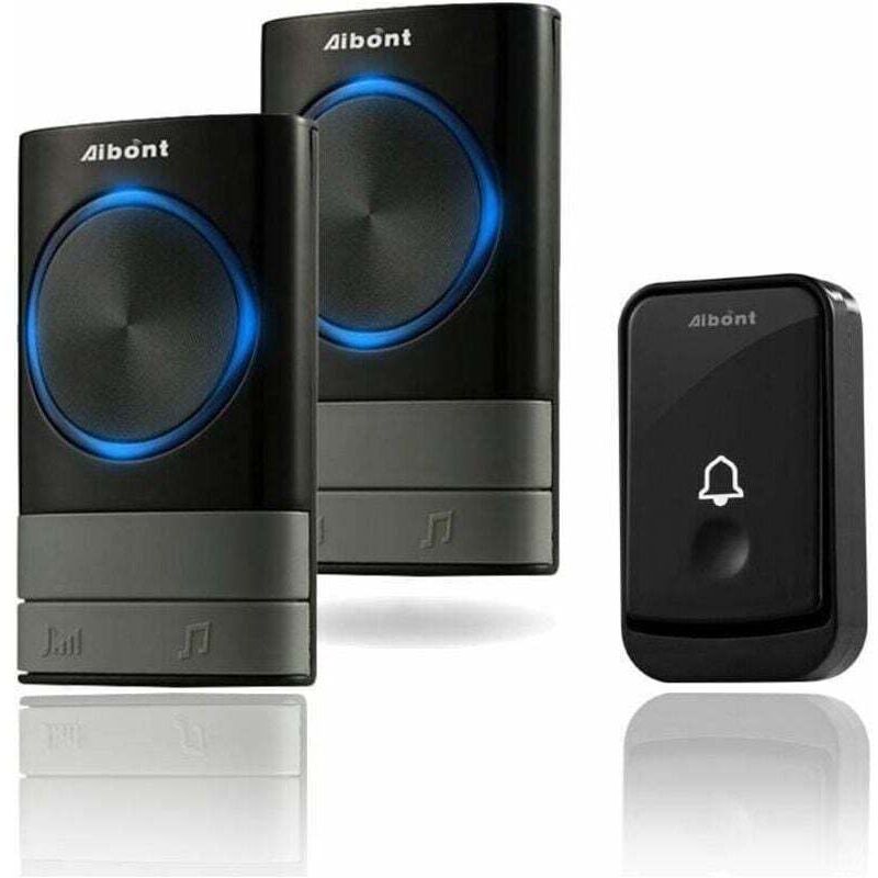 Sonerie și clopoțel Enowelir, ton de apel cu volum de 45 de melodii, 5 niveluri, ton de apel impermeabil IP55, kit ton de apel până la 300 de metri