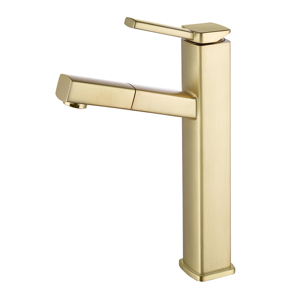 Robinet mitigeur vasque haut cascade doré ROMEO - Le Mitigeur