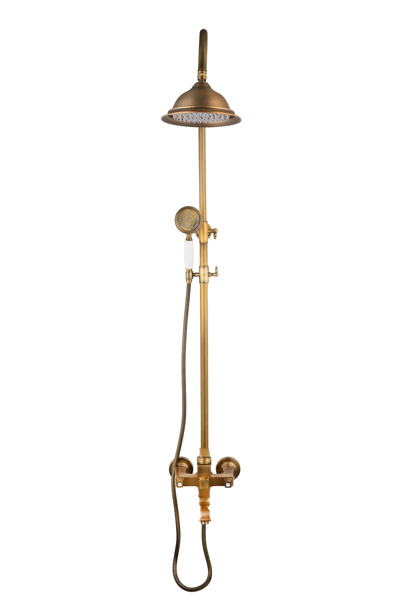 Coloana de dus TRENDY’S, trei functii, bronz antichizat