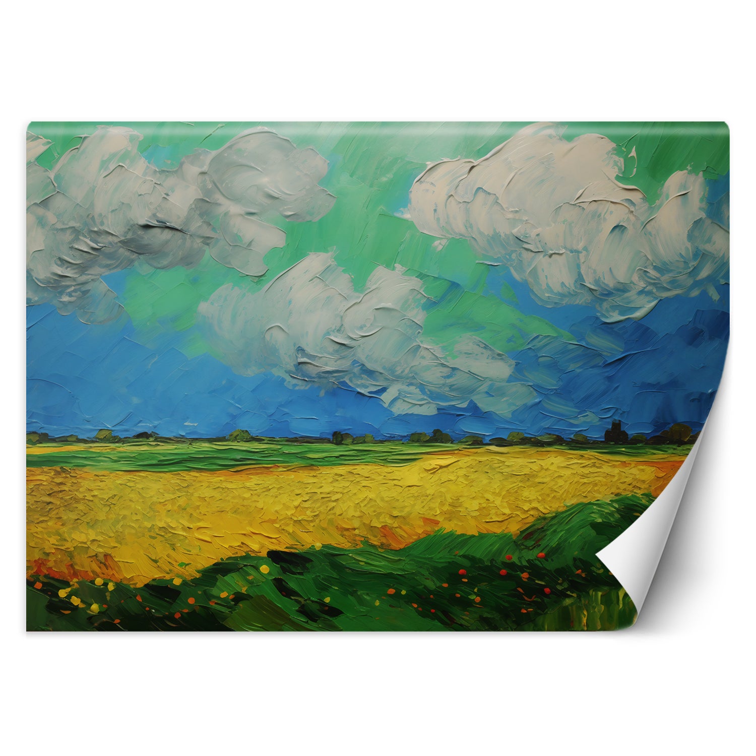 Fototapeta, Pole pszenicy - V. van Gogh 400x280