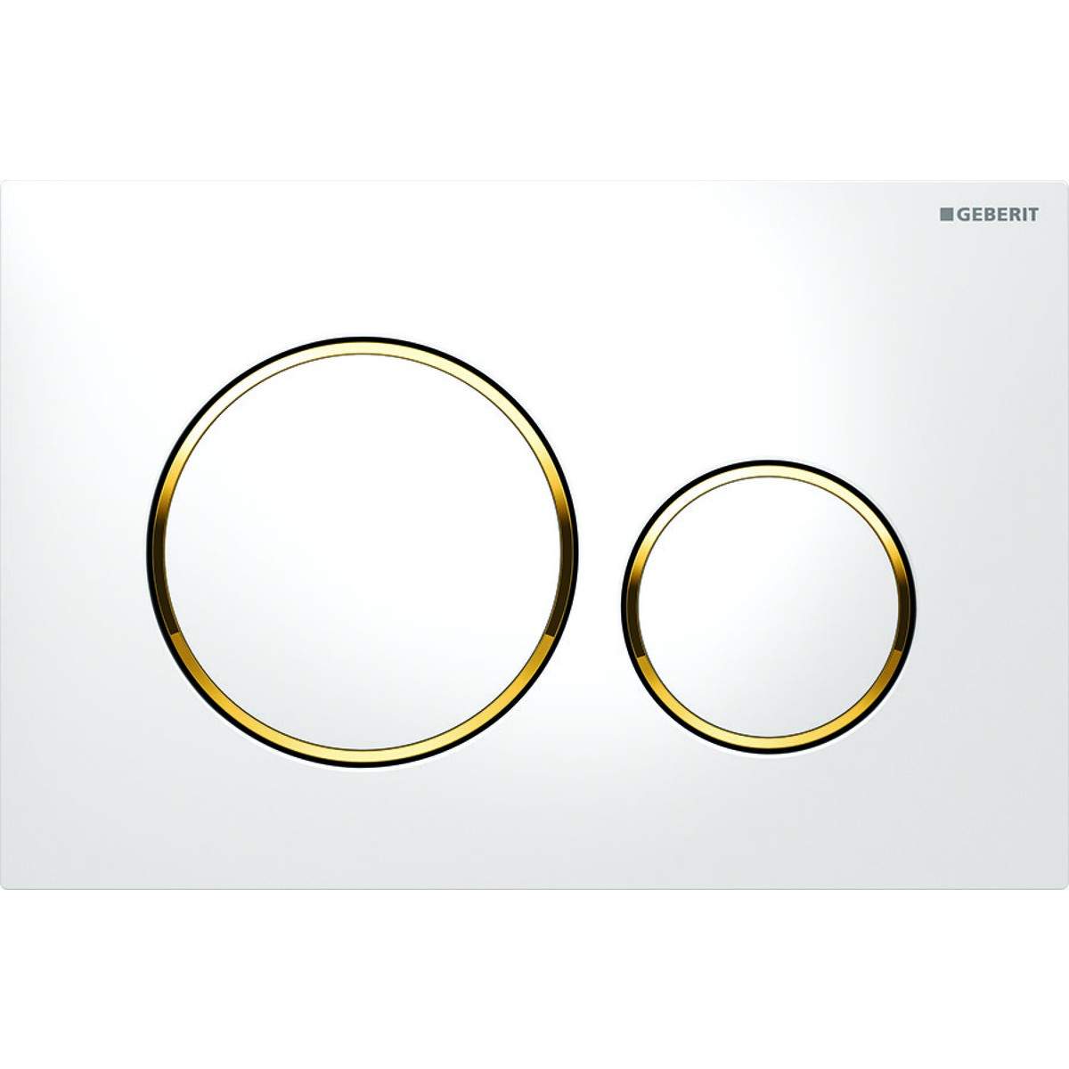 Placa De Accionamiento Geberit Sigma20 Para Sistema De Doble Descarga - Color Acero Inoxidable Cepillado - Compatible Con Cisternas UP320 Y UP300