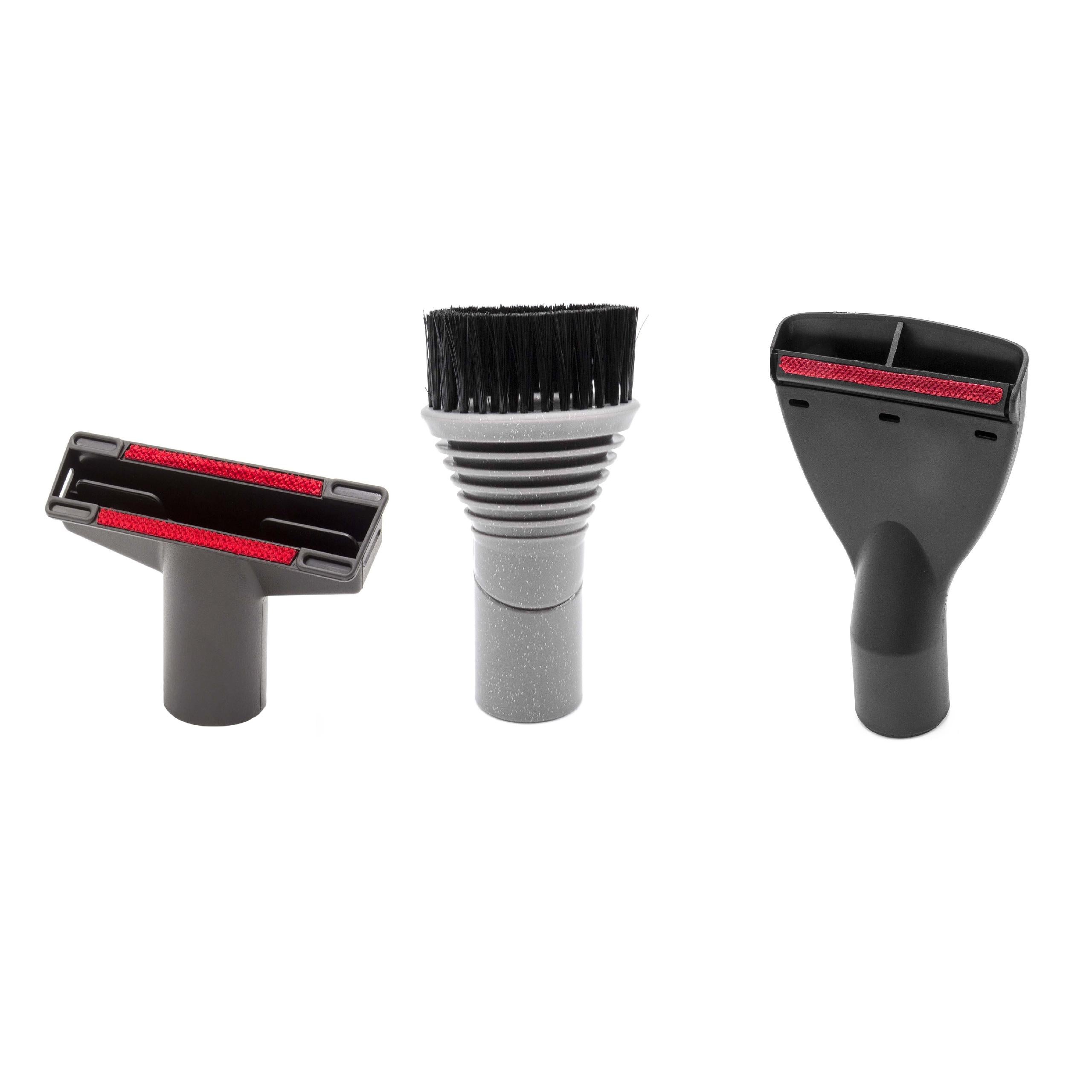 vhbw Lot de buses et brosses pour nettoyage de voiture avec 5 pièces compatible avec Kärcher T 201, T 7/1, T 7/1 eco!effiency, T 9/1 BP aspirateur - 2