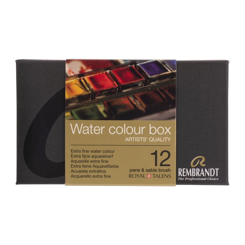 Coffret 24 godets peinture aquarelle Van Gogh Royal Talens boîte en métal - Meilleur prix