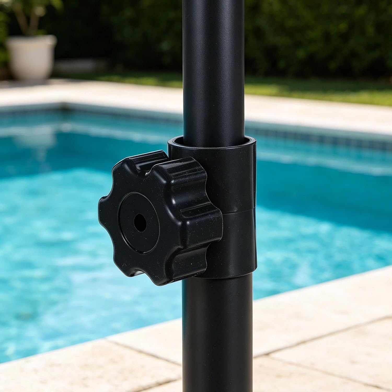 Connecteur pour mât de Parasol - Vis de Rechange pour Tube - Pièce de Rechange pour Parasol No - 4