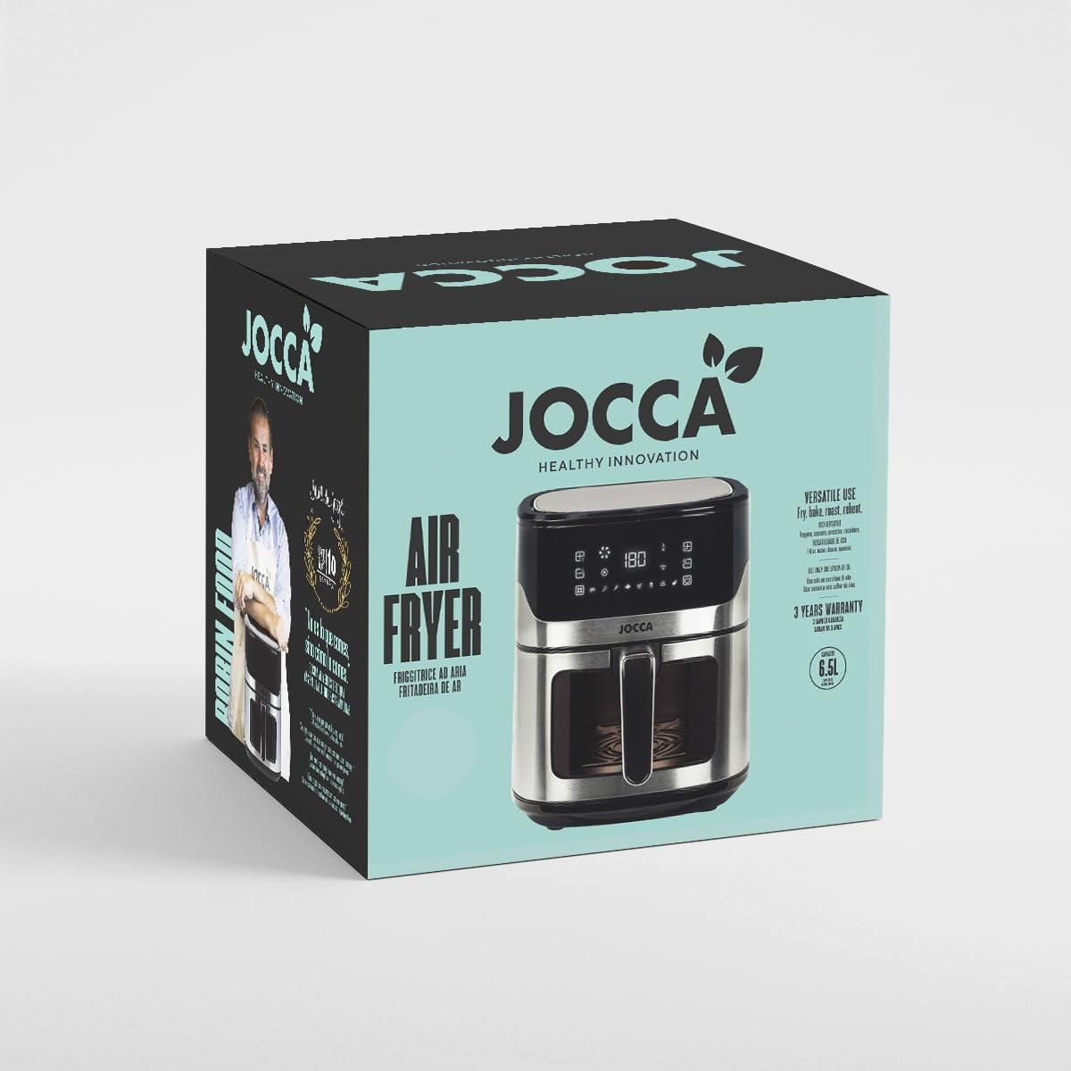 Jocca Freidora De Aire 2344 6,5 L, Negro , Leroy Merlin
