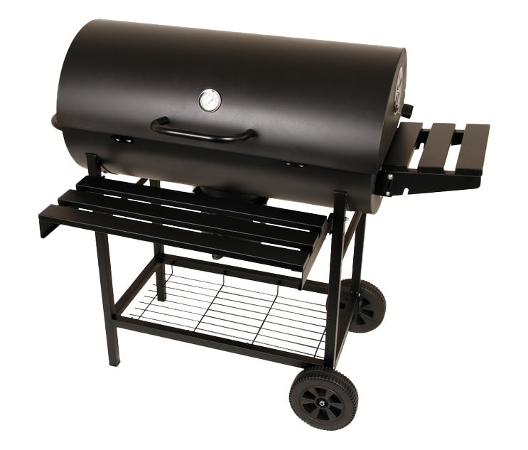 Grill wózek weglowy BARREL z rusztem żeliwnym - 02663